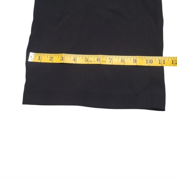 Eileen Fisher Silk Straight Leg Flat Front Side Zip Flowy Pants Black Size 3X - Picture 11 of 13